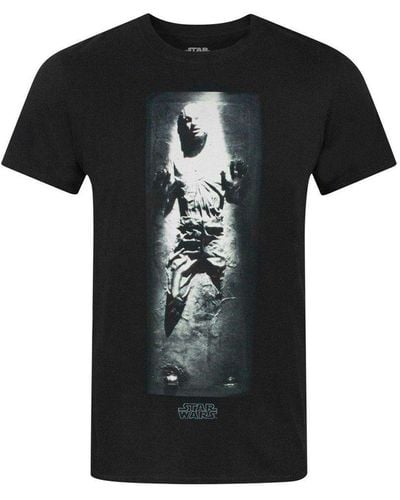 Star Wars Official Han Solo Carbonite T-shirt - Black