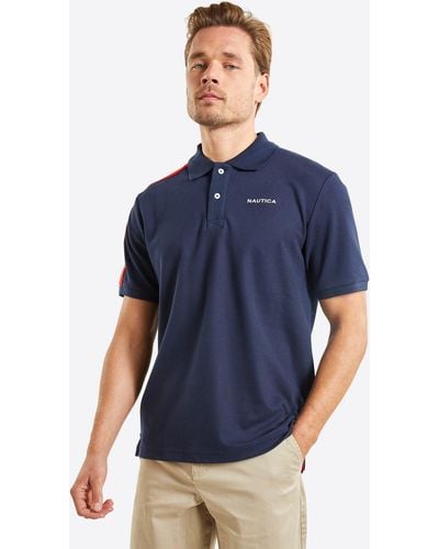 Nautica 'hopeman' Polo Shirt - Blue