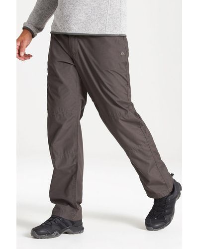 Craghoppers 'kiwi Classic' Regular Fit Hiking Trousers - Grey