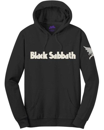 Black Sabbath Logo Hoodie - Black