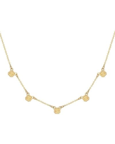Bibi Bijoux Gold 'deco' Charm Necklace - Metallic