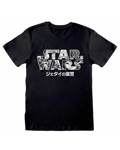 Star Wars Manga T-shirt - Black