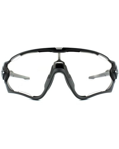 Oakley Wrap Polished Black Clear Black Photochromatic Jawbreaker Sunglasses