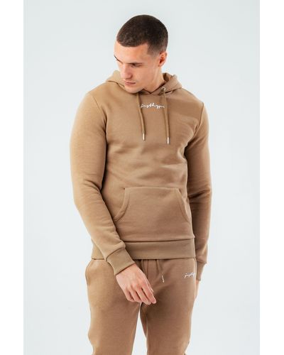 Hype Stone Scribble Hoodie - Natural