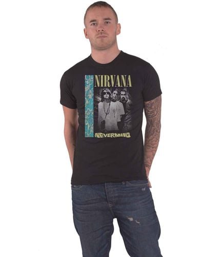 Nirvana Nevermind Deep End T Shirt - Blue