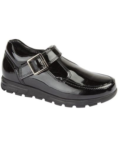 Roamer Patent Leather Mary Janes - Black