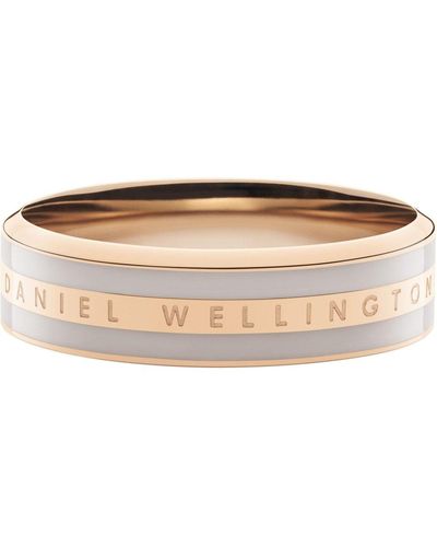 Daniel Wellington Emalie - Size Q 1/2 Stainless Steel Ring - Dw00400058 - Natural