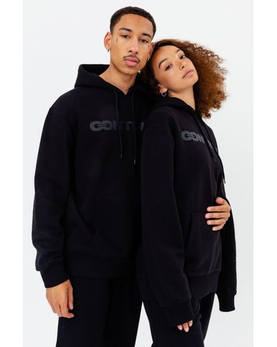 Hype Oversized Pullover Hoodie - Black