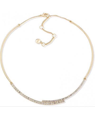 DKNY Jewellery Delavan Plated Base Metal Necklace - 60558352-887 - White