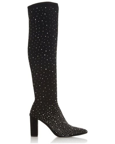 Dune 'starlight' Sock Boots - Black