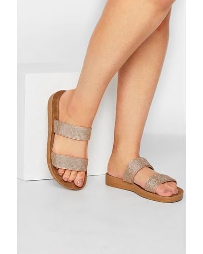 Yours Mule Sandals - Natural