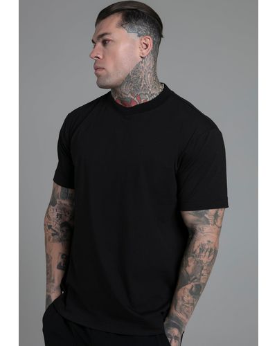 SIKSILK Pack Of 2 T-shirts - Black