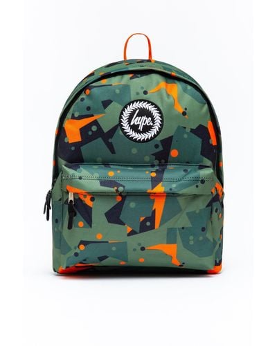 Hype Geo Camo Backpack - Green