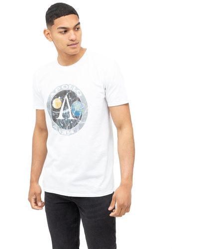 NASA Apollo Cotton T-shirt - White