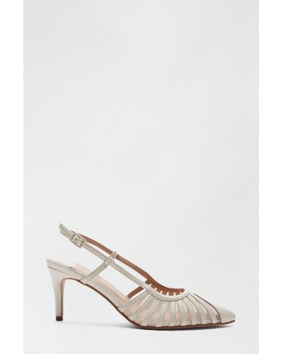 Dorothy Perkins Wide Fit Ecru Darby Court - White