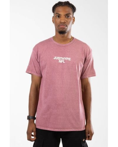 Hype Nfl X Burgundy Tennessee Titans T-shirt - Pink