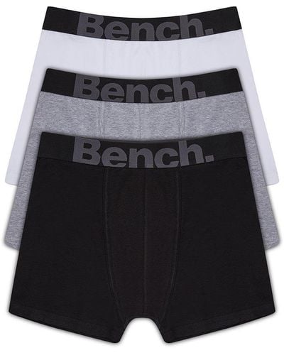 Bench 3 Pack 'conan' Cotton Rich Boxers - Grey