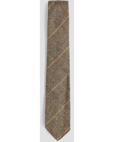 Marc Darcy Dx7 Check Tie - Natural