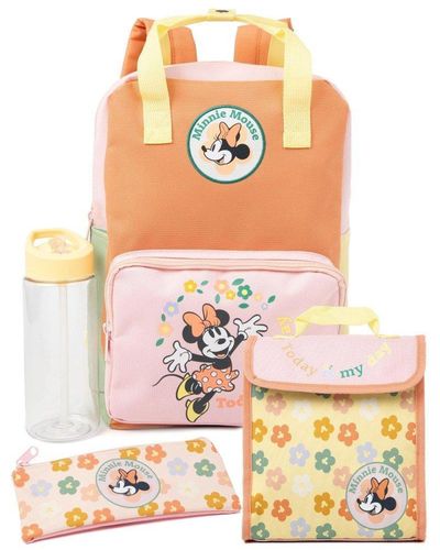 Disney Minnie Mouse Backpack Set - Multicolour