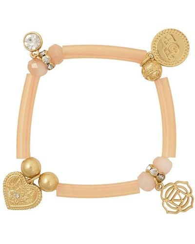 Bibi Bijoux Gold 'mandala' Charm Bracelet - Metallic