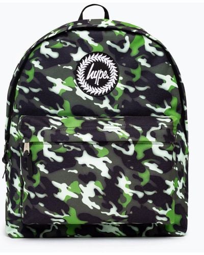 Hype Green Camo Blur Backpack