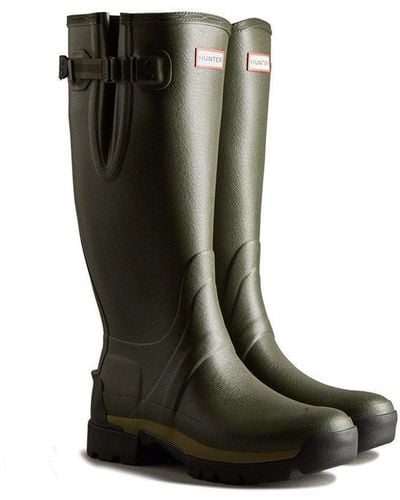 HUNTER 'balmoral Adjustable' Wellington Boots - Black