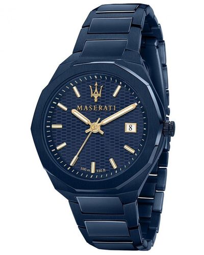 Maserati Blue Edition Stainless Steel Sports Analogue Watch - R8853141001