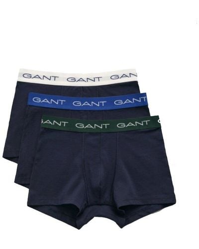 GANT 3 Pack Trunk Cotton - Blue
