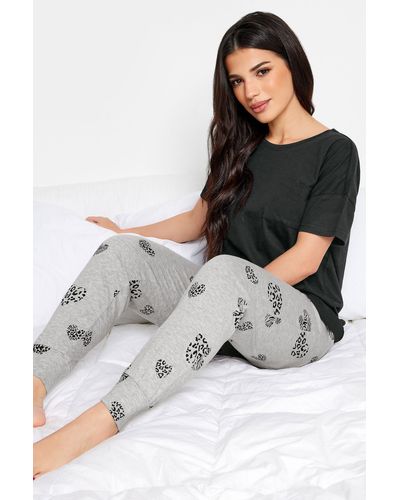 PixieGirl Petite Printed Pyjama Set - Grey