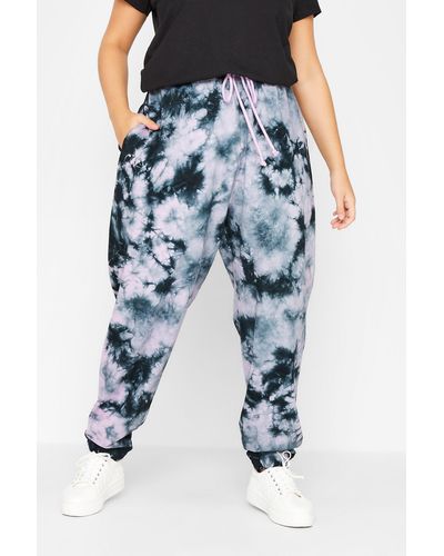 Yours Womens Plus Size Joggers - Blue