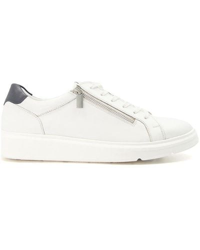 Dune 'tribute 2' Leather Trainers - White