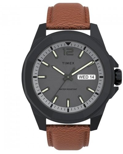 Timex Essex Ave Classic Analogue Quartz Watch - Tw2u82200 - Grey