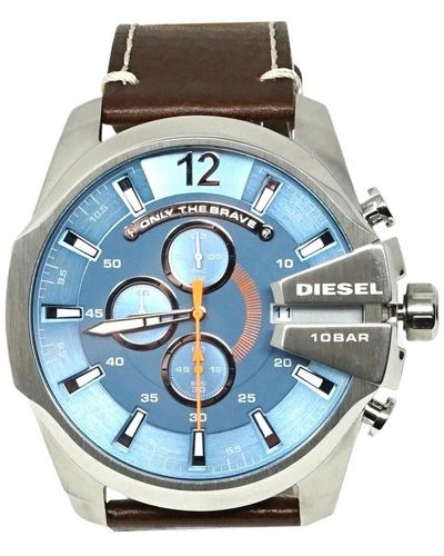 DIESEL Dz4458 Mega Chief Chronograph Watch - Blue
