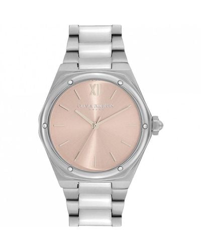 Olivia Burton Sports Luxe Stainless Steel Fashion Analogue Quartz Watch - 24000071 - White
