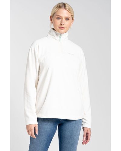 Craghoppers 'cabrillo' Recycled Half-zip Fleece - White