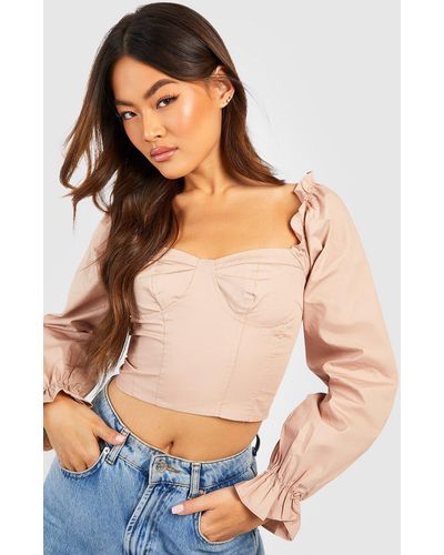 Puff Long Sleeve Tops