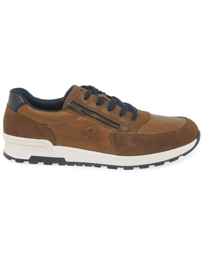 Rieker 'bruges' Casual Trainers - Brown