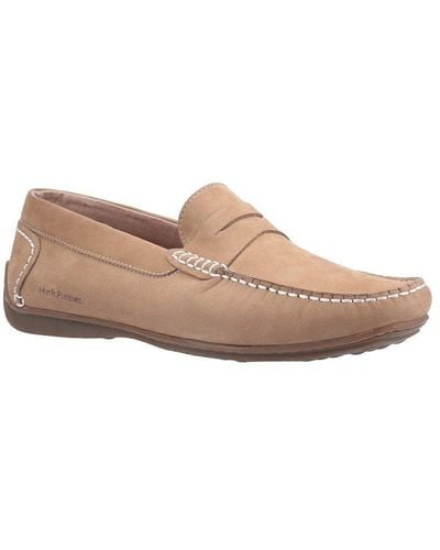 Hush Puppies 'roscoe' Slip-on Shoes - Natural