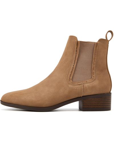 Novo Taupe 'destined' Classic Ankle Boots - Brown