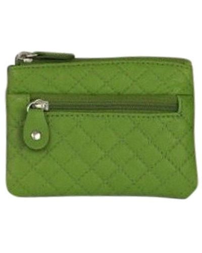 Eastern Counties Leather Heidi Quilted Coin Purse (pack Of 6) - Green