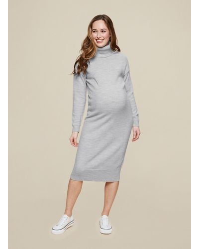 Dorothy Perkins Maternity Grey Knitted Dress