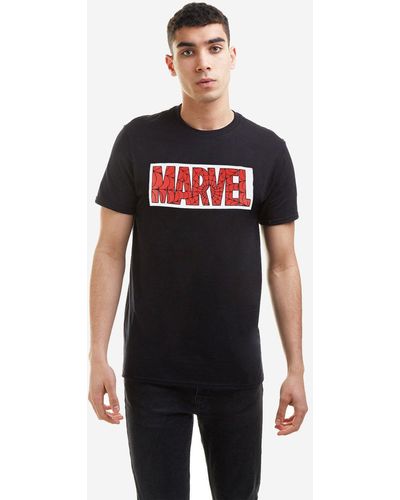 Marvel Web Mens T-shirt - Red