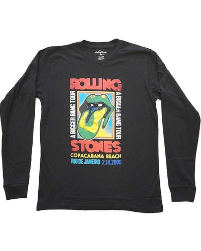 The Rolling Stones Copacabana Beach Long-sleeved T-shirt - Black