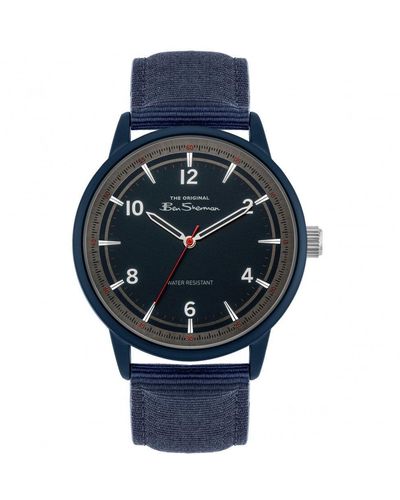 Ben Sherman Fashion Analogue Quartz Watch - Bs024u - Blue