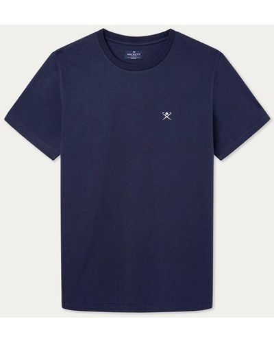 Hackett Classic Short Sleeve Tshirt Navy - Blue