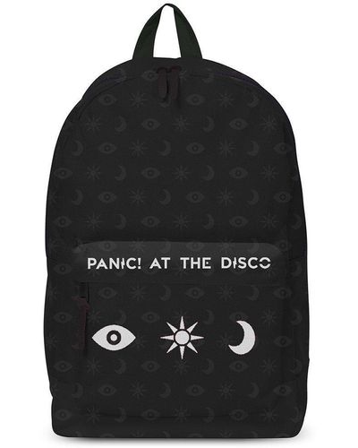 Rocksax Panic! At The Disco Backpack - 3 Icons - Black