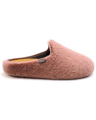 Scholl 'maddy' Fluffy Slippers - Pink