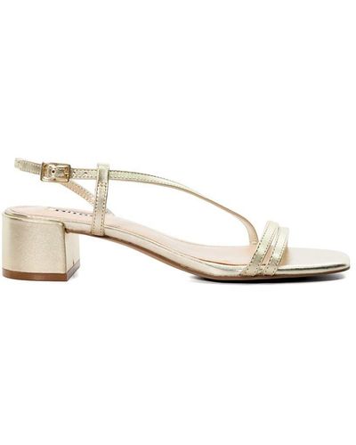Dune 'maryanna' Leather Sandals - Natural