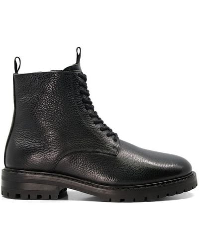 Dune 'collections' Leather Smart Boots - Black