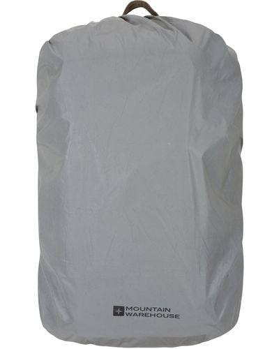 Mountain Warehouse Reflective Iso Viz Backpack Cover 20-35l Rucksack Protection - Grey